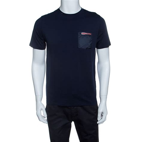 prada contrast pocket t-shirt|Prada t shirt.